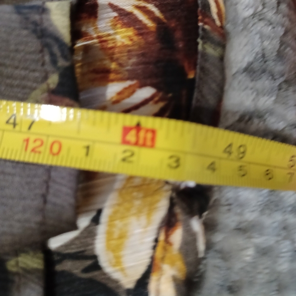 NWT Suzy Shier | Long Sleeve Floral Brown Midi Dress Sz L Boho Cottagecore - Picture 4 of 6